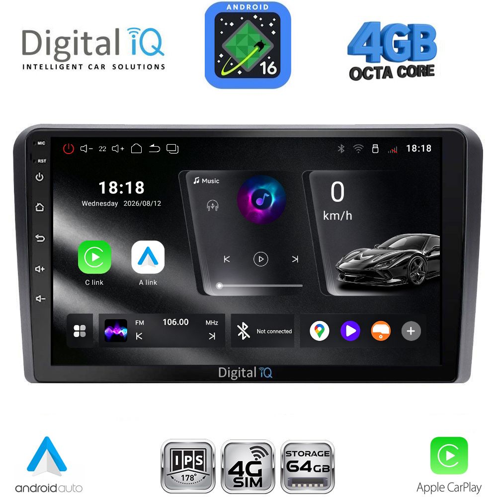RTG6003_16 DIGITAL IQ RTG 6174L_CPA (10inc) MULTIMEDIA TABLET for FORD TRANSIT CONNECT mod. 2018-2025 Low Version - Image 1