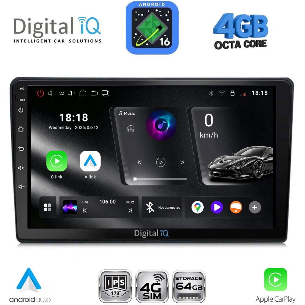 RTG6004_16 DIGITAL IQ RTG 6004_CPA (9inc) MULTIMEDIA TABLET for AUDI A4 mod. 2002-2008 - Image 1