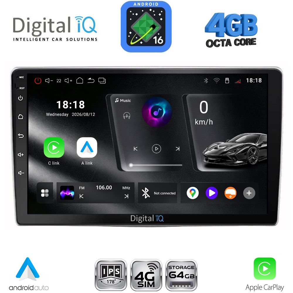 RTG6028_16 DIGITAL IQ RTG 6028_CPA (9inc) MULTIMEDIA TABLET for ALFA ROMEO MITO mod. 2008-2018 - Image 1