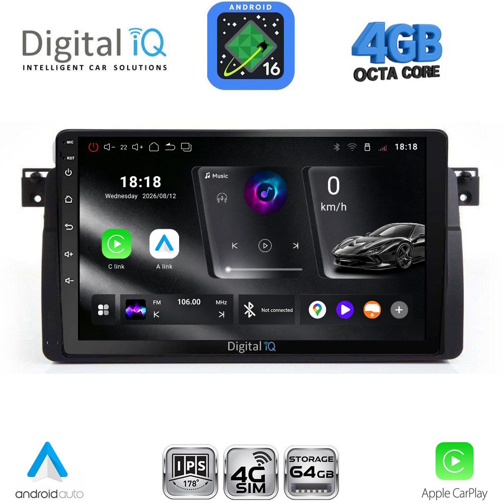 RTG6042_16 DIGITAL IQ RTG 6042_CPA (9inc) MULTIMEDIA TABLET for BMW E46 mod. 1998-2005 - Image 1