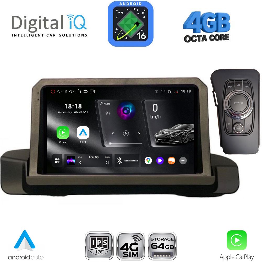 RTG6044_16 DIGITAL IQ RTG 6044_CPA (9inc) MULTIMEDIA TABLET for BMW S.3 (E90-91-92) mod. 2005-2012 - Image 1