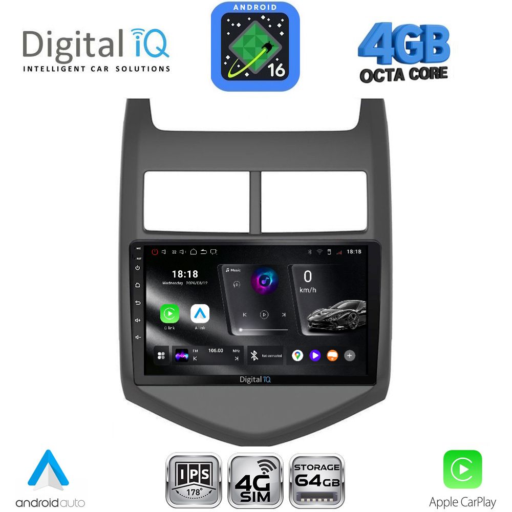 RTG6074_16 DIGITAL IQ RTG 6074A_CPA (9inc) MULTIMEDIA TABLET for CHEVROLET AVEO mod. 2011-2014 - Image 1