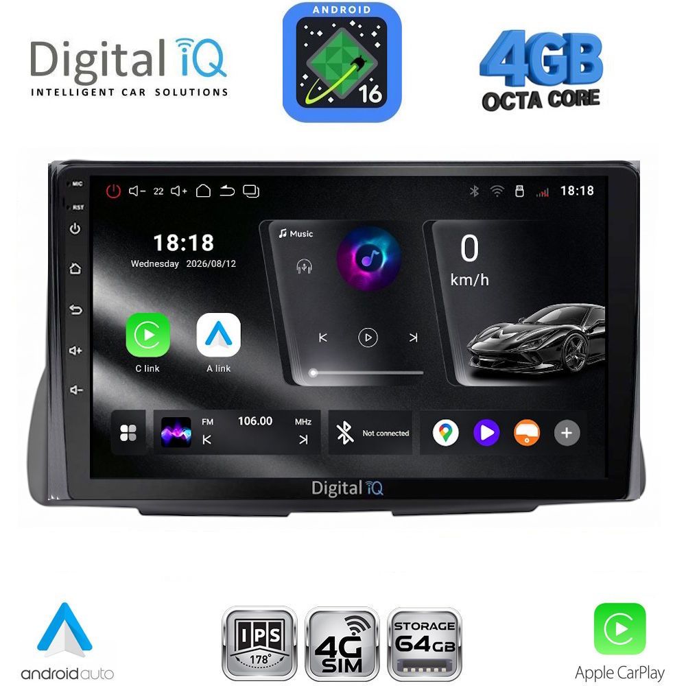 RTG6090_16 DIGITAL IQ RTG 6090_CPA (9inc) MULTIMEDIA TABLET for CITROEN C2 mod. 2003-2009 - Image 1