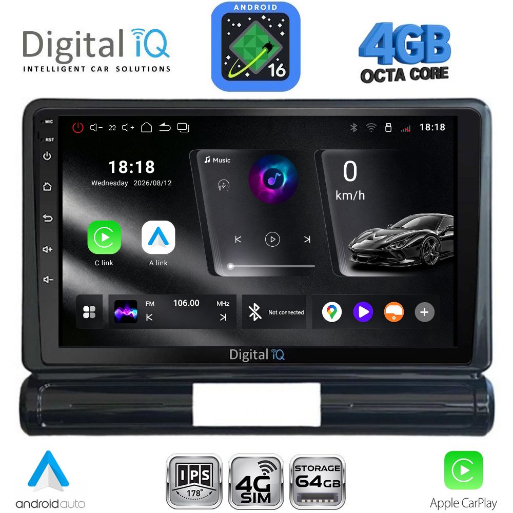 RTG6093L_16 DIGITAL IQ RTG 6093L_CPA (9inc) MULTIMEDIA TABLET for CITROEN C3 - DS3 mod. 2016-2024 Low Version - Image 1