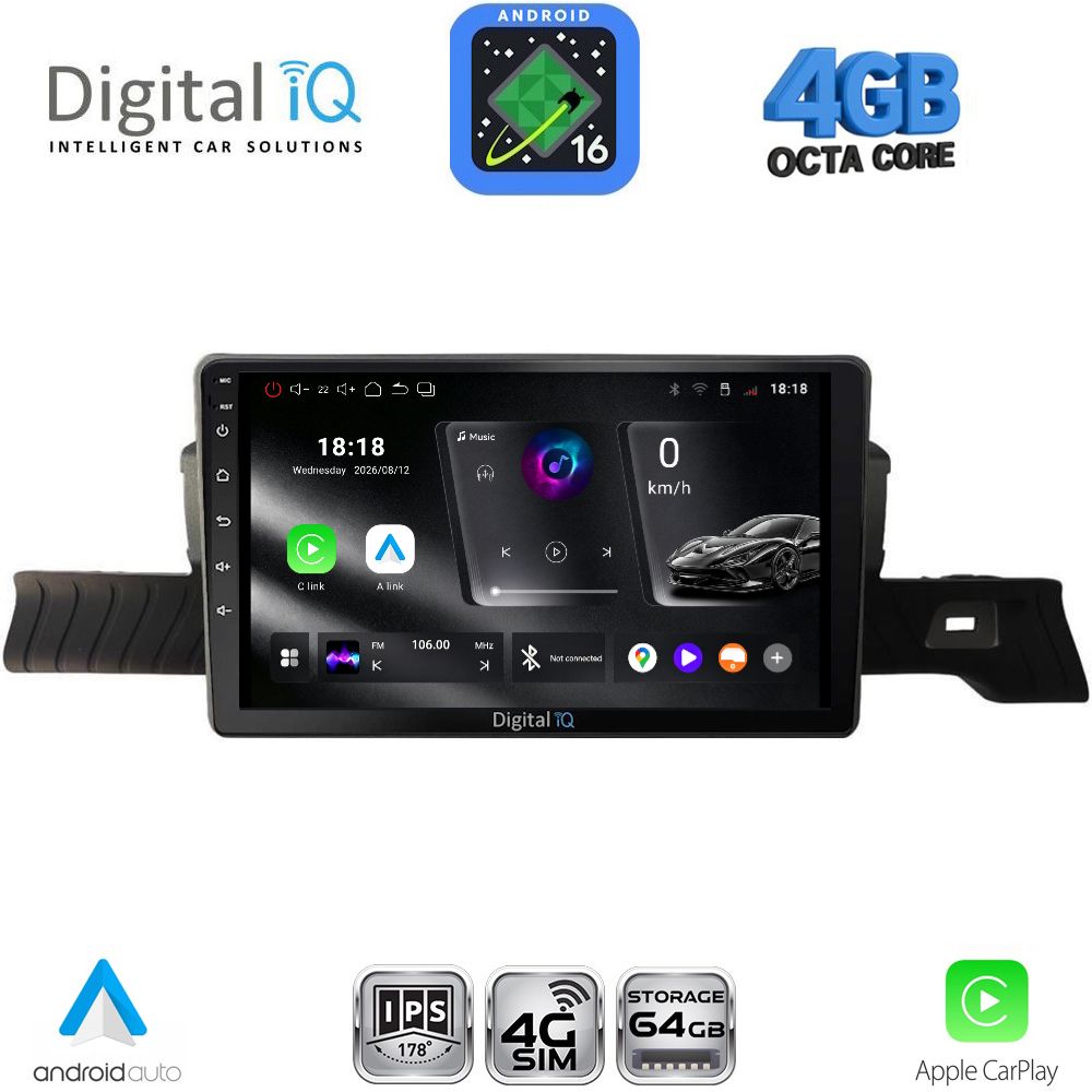 RTG6094_16 DIGITAL IQ RTG 6094_CPA (9inc) MULTIMEDIA TABLET for CITROEN C3 - DS3 mod. 2024-2026 - Image 1