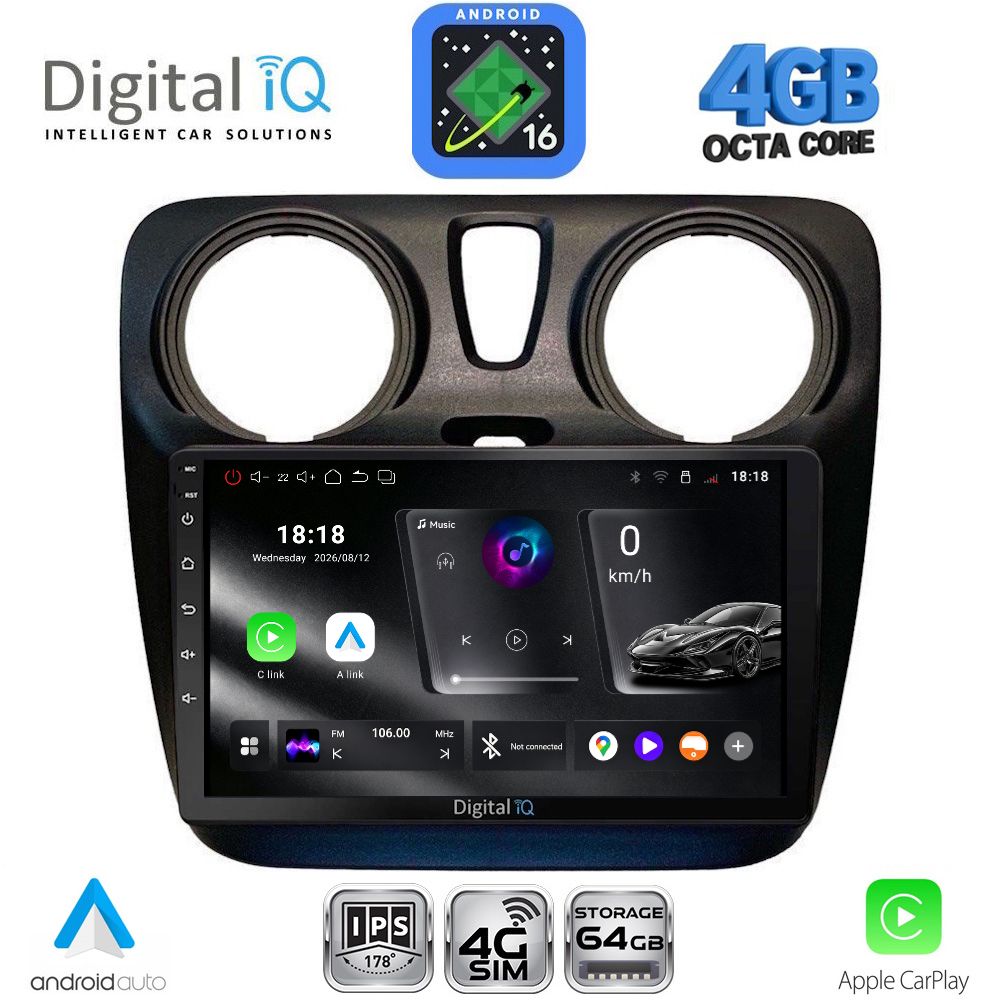 RTG6112_16 DIGITAL IQ RTG 6112_CPA (9inc) MULTIMEDIA TABLET for DACIA DOKKER 2012-2022 - Image 1