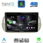 DIGITAL IQ RTG 6130BG_CPA (9inc) MULTIMEDIA TABLET for FIAT 500 mod. 2007-2015 (BEIGE)