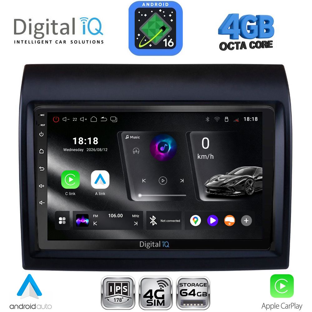 RTG6141_16 DIGITAL IQ RTG 6141_CPA (9inc) MULTIMEDIA TABLET for FIAT DUCATO – CITROEN JUMPER – PEUGEOT BOXER mod. 2011-2021 - Image 1