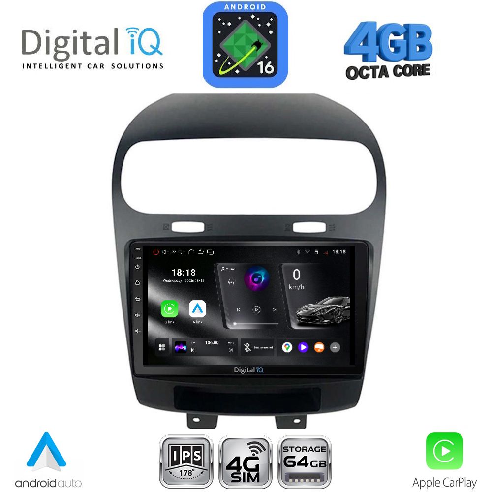 RTG6144_16 DIGITAL IQ RTG 6144_CPA (9inc) MULTIMEDIA TABLET for FIAT FREEMONT mod. 2008-2020 - Image 1
