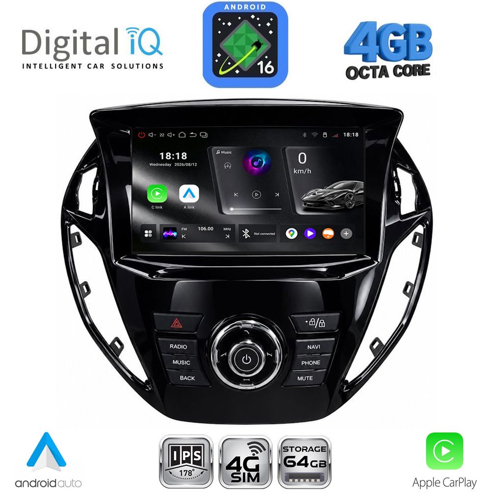 RTG6150n_16 DIGITAL IQ RTG 6150_CPA (9inc) MULTIMEDIA TABLET for FORD B-MAX mod. 2012-2017 - Image 1