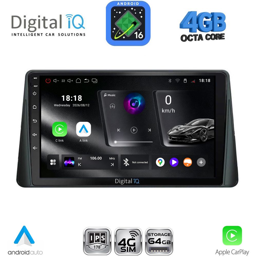 RTG6158_16 DIGITAL IQ RTG 6158_CPA (9inc) MULTIMEDIA TABLET for FORD FOCUS mod. 2019-2025 - Image 1