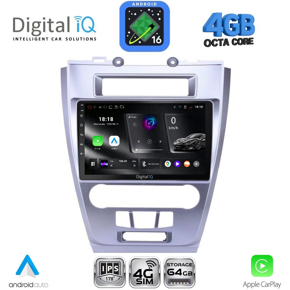 RTG6159_16 DIGITAL IQ RTG 6159_CPA (10inc) MULTIMEDIA TABLET for FORD FUSION mod. 2012-2017 - Image 1