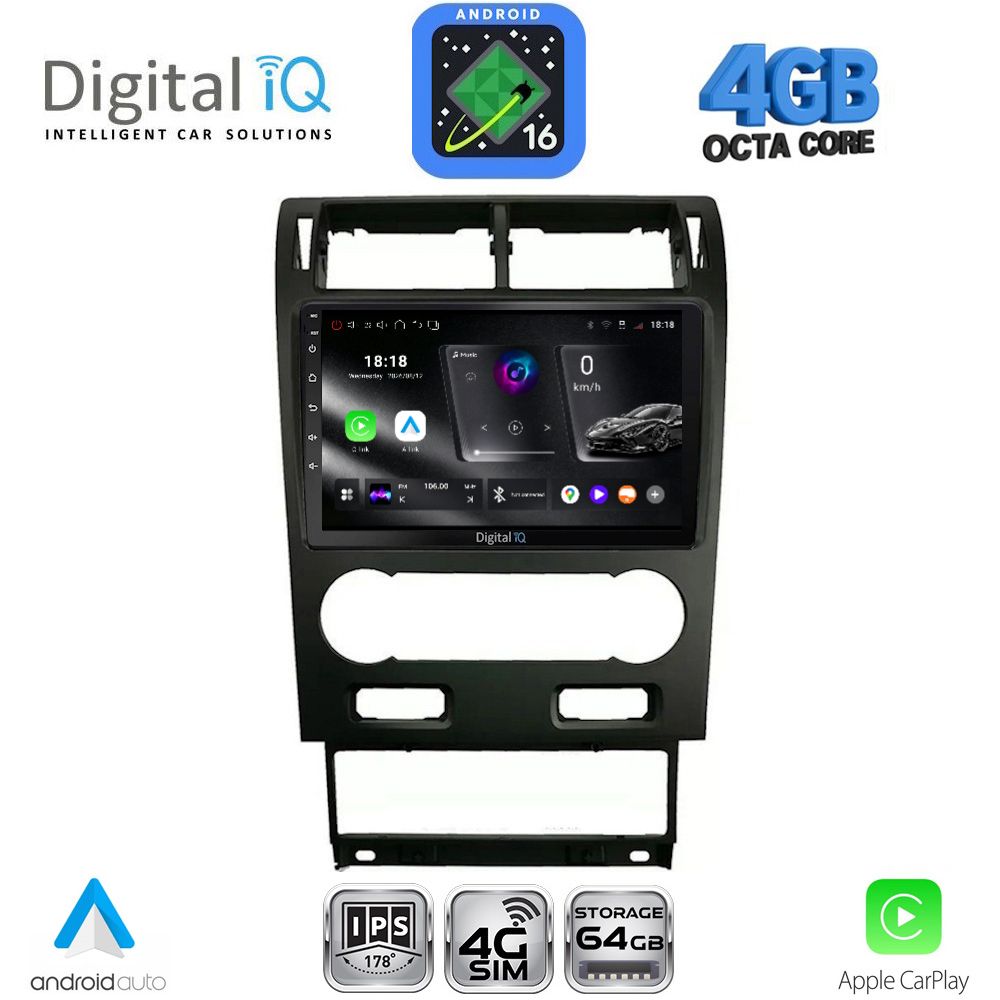 RTG6161_16 DIGITAL IQ RTG 6161A_CPA (9inc) MULTIMEDIA TABLET for FORD MONDEO mod. 2003-2006 - Image 1