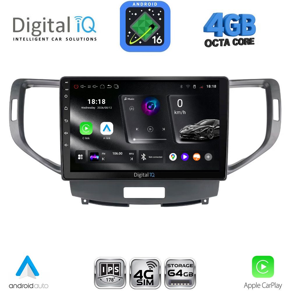 RTG6183_16 DIGITAL IQ RTG 6183_CPA (9inc) MULTIMEDIA TABLET for HONDA ACCORD mod. 2008-2013 - Image 1