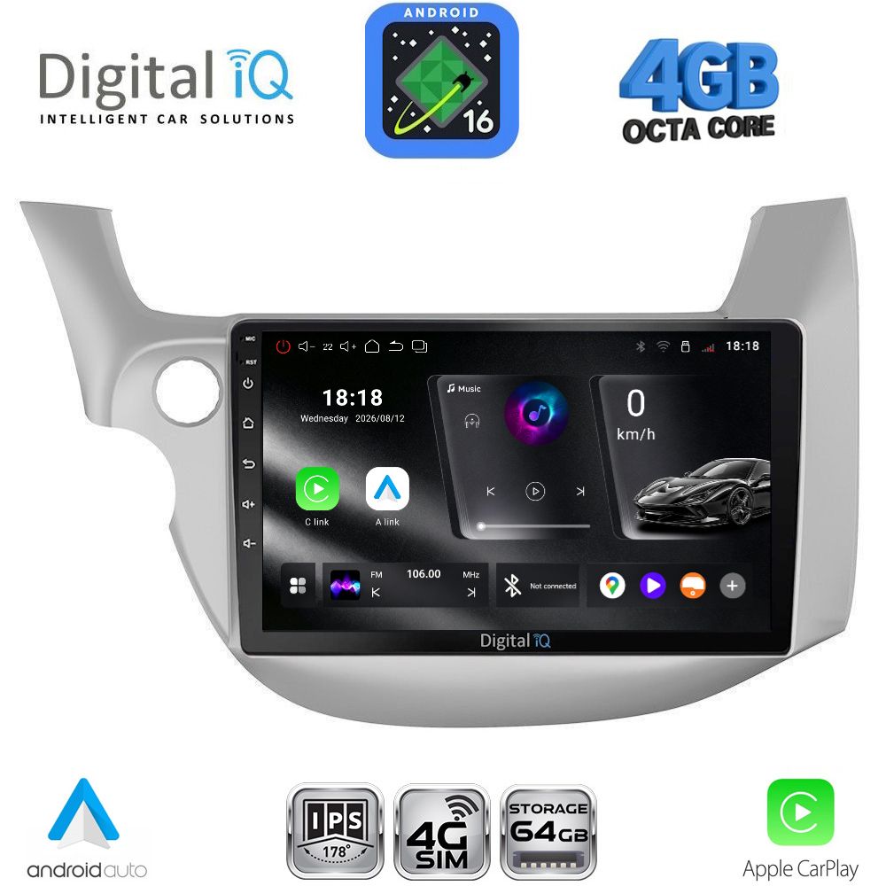 RTG6211_16 DIGITAL IQ RTG 6211_CPA (10inc) MULTIMEDIA TABLET for HONDA JAZZ mod. 2008-2012 - Image 1