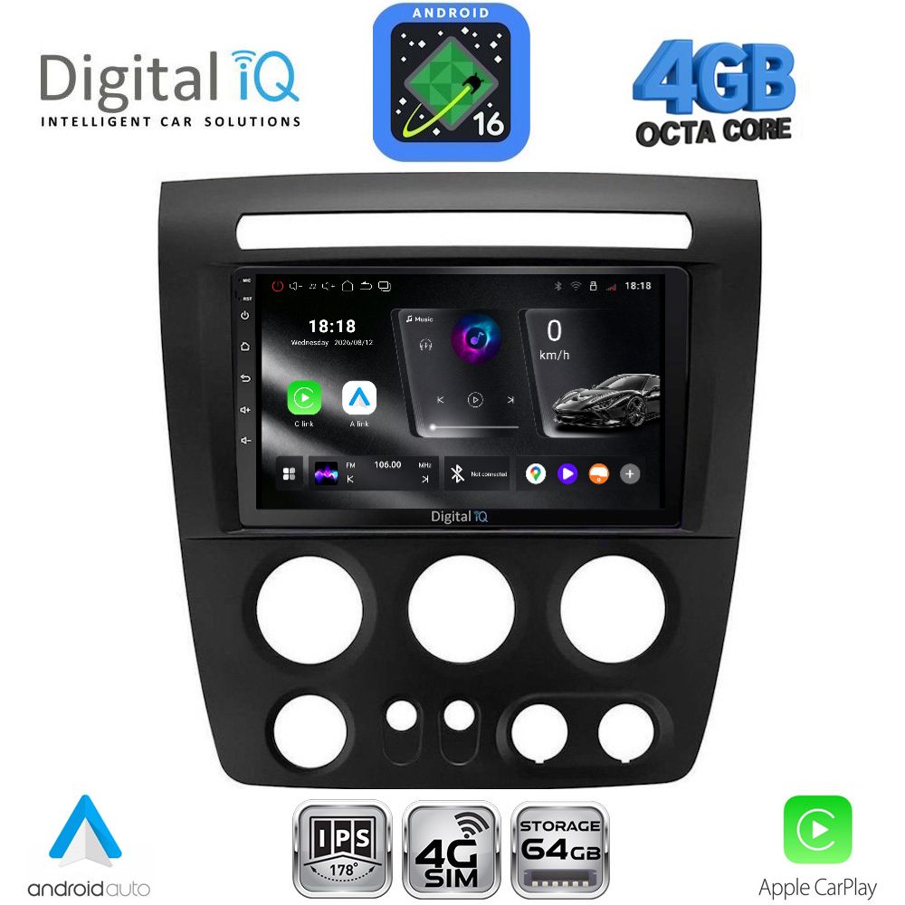 RTG6218_16 DIGITAL IQ RTG 6218_CPA (9inc) MULTIMEDIA TABLET for HUMMER H3 mod. 2005-2009 - Image 1