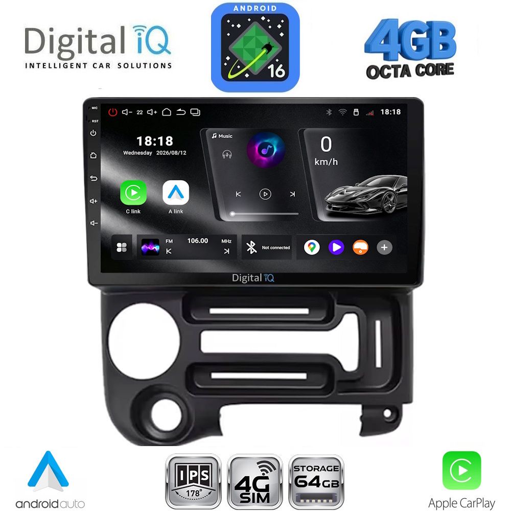 RTG6219_16 DIGITAL IQ RTG 6219_CPA (9inc) MULTIMEDIA TABLET for HYUNDAI ATOS mod. 1996-2013 - Image 1