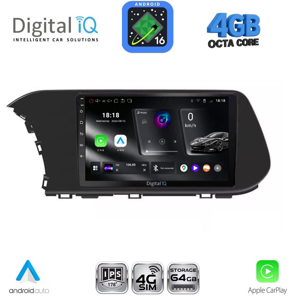 RTG6220_16 DIGITAL IQ RTG 6220_CPA (10inc) MULTIMEDIA TABLET for HYUNDAI i20 - BAYON mod. 2020-2026 - Image 1
