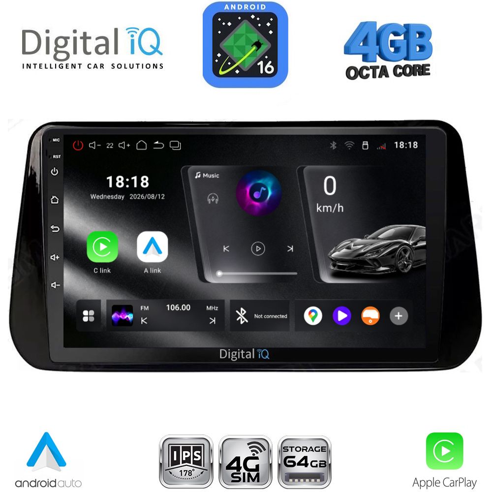 RTG6238B_16 DIGITAL IQ RTG 6238B_CPA (10inc) MULTIMEDIA TABLET for HYUNDAI IX45 - SANTA FE mod. 2021-2023 - Image 1