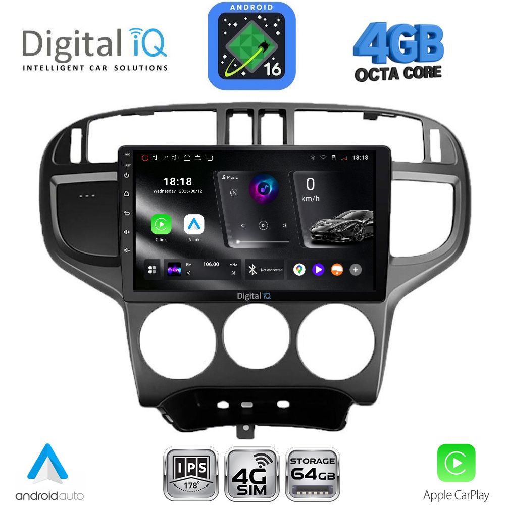 RTG6240_16 DIGITAL IQ RTG 6240_CPA (9inc) MULTIMEDIA TABLET for HYUNDAI MATRIX mod. 2001-2010 - Image 1