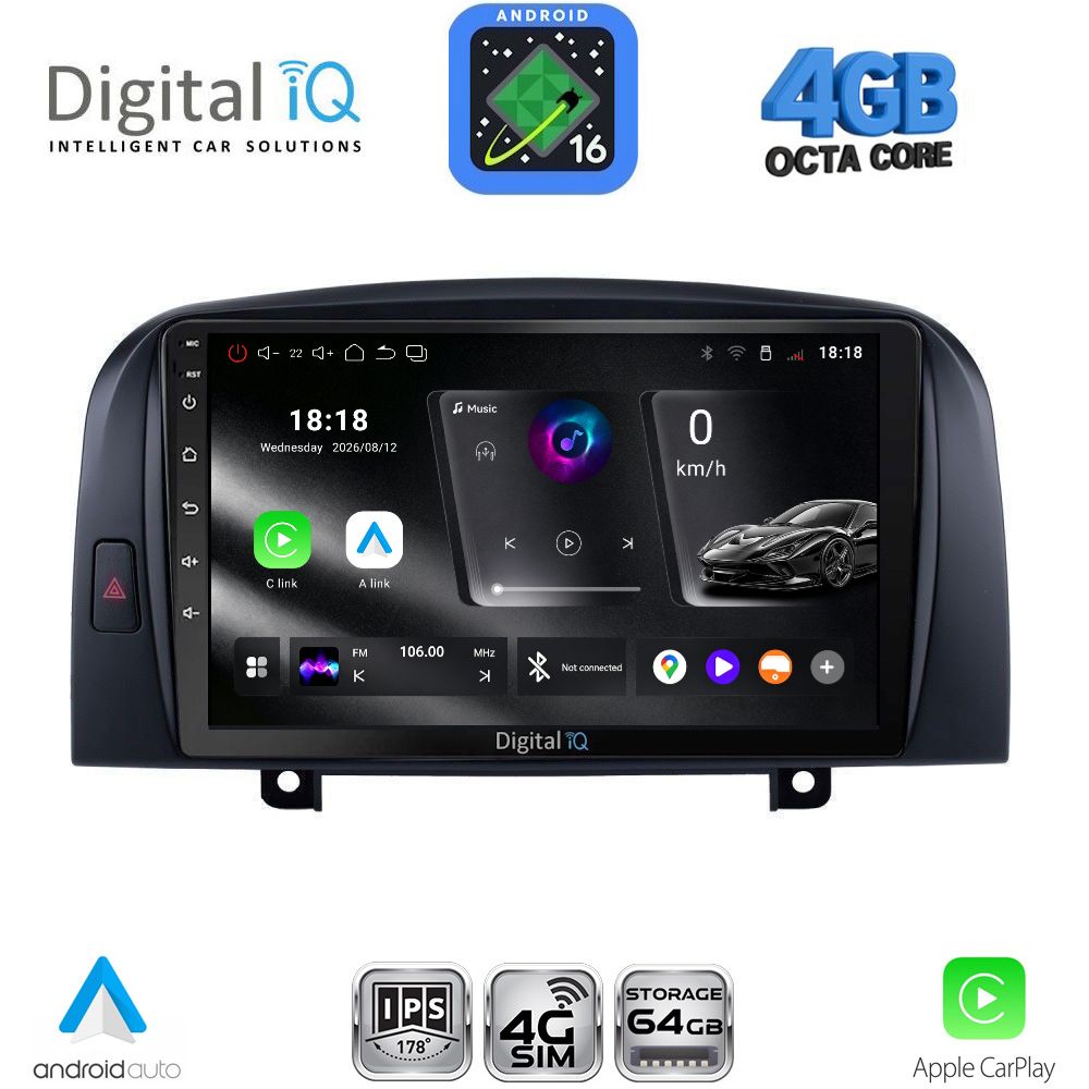 RTG6248_16 DIGITAL IQ RTG 6248_CPA (9inc) MULTIMEDIA TABLET for HYUNDAI SONATA mod. 2006-2009 - Image 1
