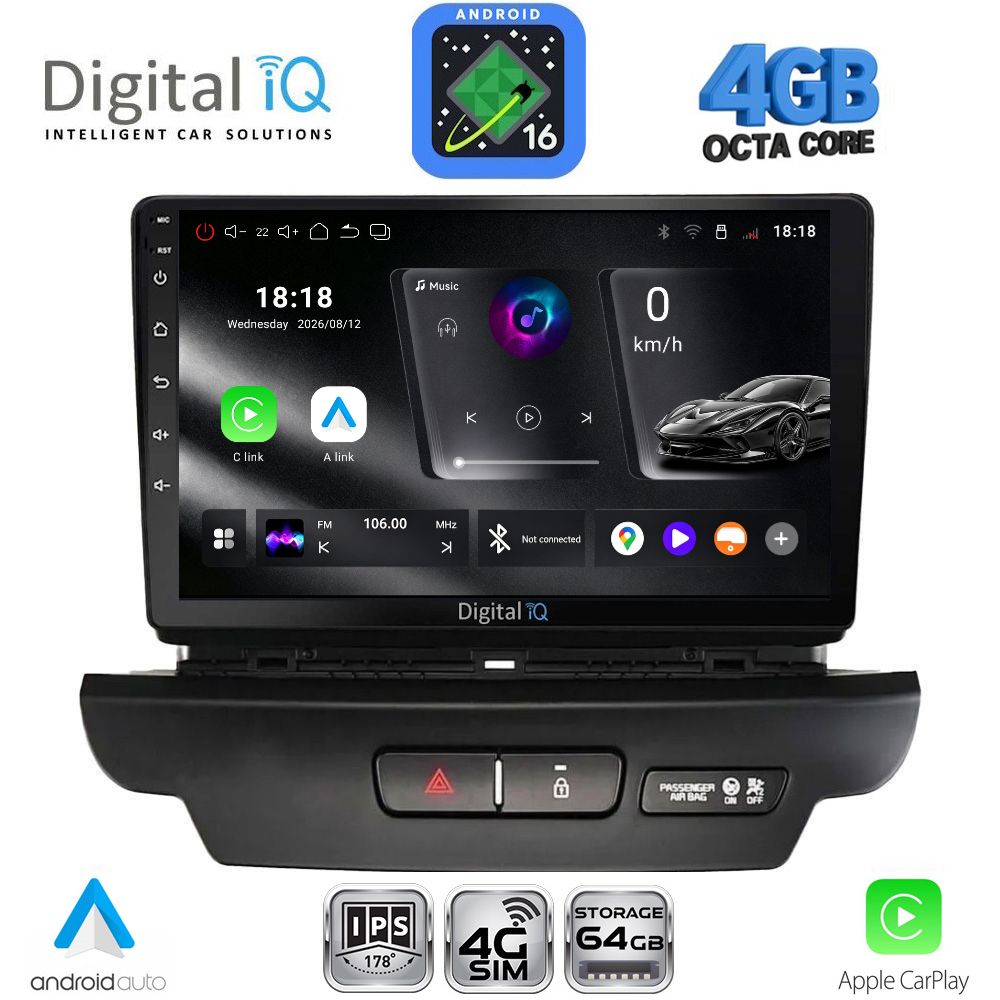 RTG6304_16 DIGITAL IQ RTG 6304_CPA (9inc) MULTIMEDIA TABLET for KIA CEED - XCEED mod. 2018-2022 - Image 1