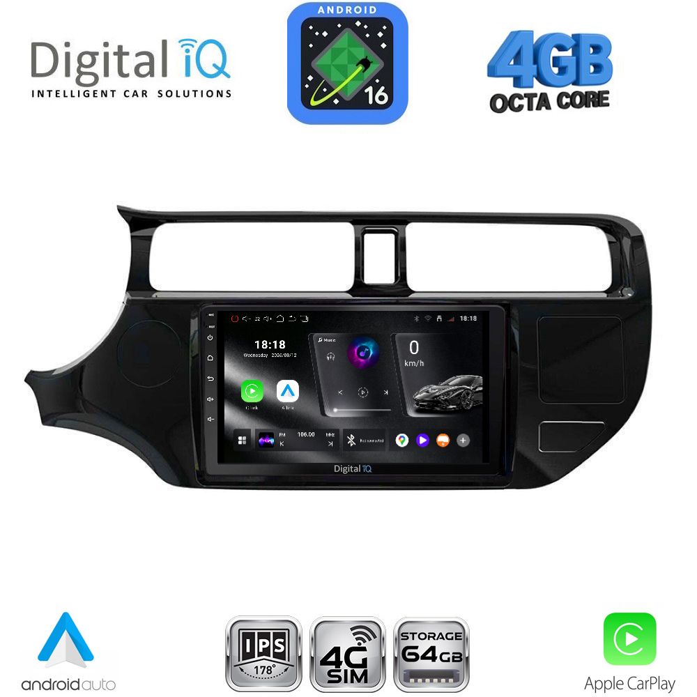 RTG6314_16 DIGITAL IQ RTG 6314_CPA (9inc) MULTIMEDIA TABLET for KIA RIO mod. 2012-2015 - Image 1