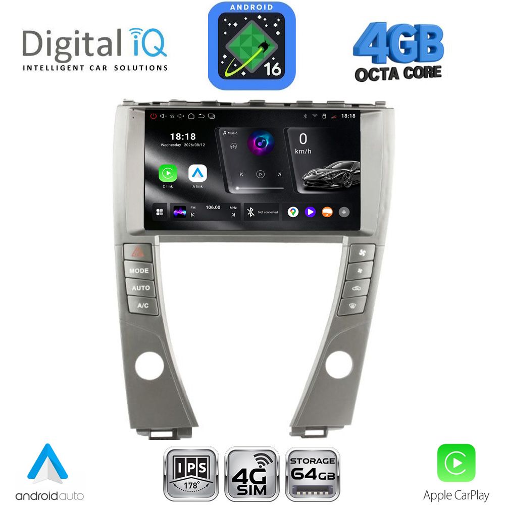 RTG6342B_16 DIGITAL IQ RTG 6342B_CPA (9inc) MULTIMEDIA TABLET for LEXUS ES mod. 2006-2013 - Image 1