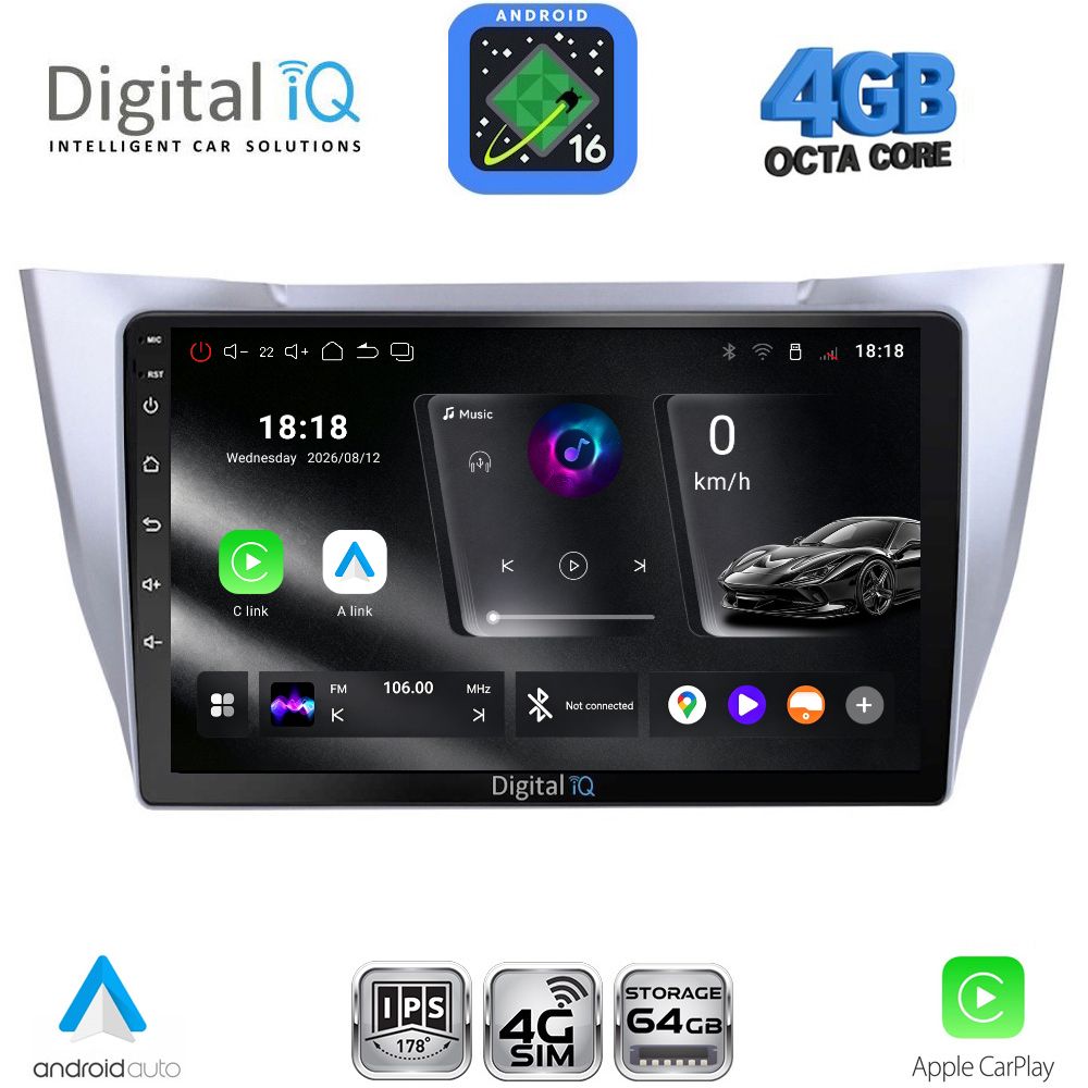 RTG6345SL_16 DIGITAL IQ RTG 6345SL_CPA (10inc) MULTIMEDIA TABLET for LEXUS RX 300 – 400 mod. 2003-2008 - Image 1