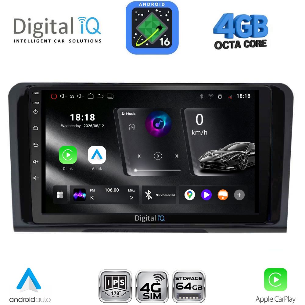 RTG6414_16 DIGITAL IQ RTG 6414_CPA (9inc) MULTIMEDIA TABLET for MERCEDES ML (W164) – GL (X164) mod. 2005-2011 - Image 1