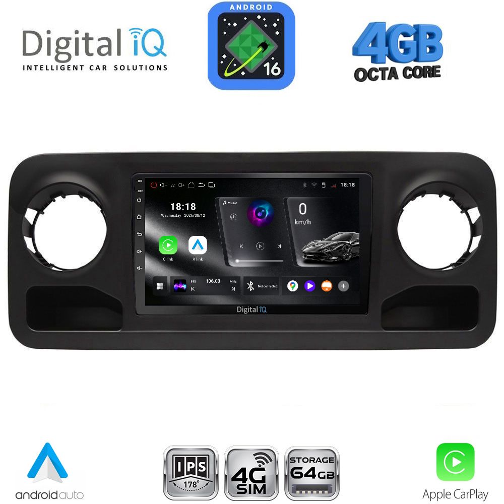 RTG6424_16 DIGITAL IQ RTG 6424_CPA (10inc) MULTIMEDIA TABLET for MERCEDES SPRINTER mod. 2018-2026 - Image 1