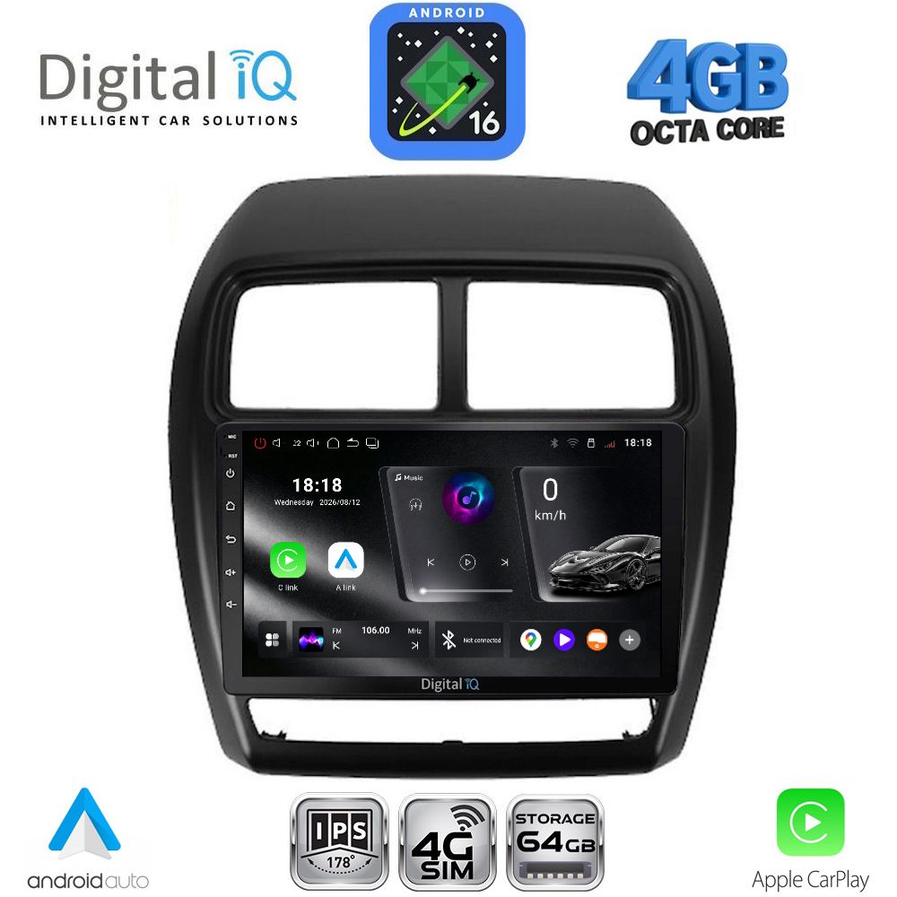 RTG6431_16 DIGITAL IQ RTG 6431_CPA (9inc) MULTIMEDIA TABLET for MITSUBISHI ASX mod. 2020-2023 - Image 1