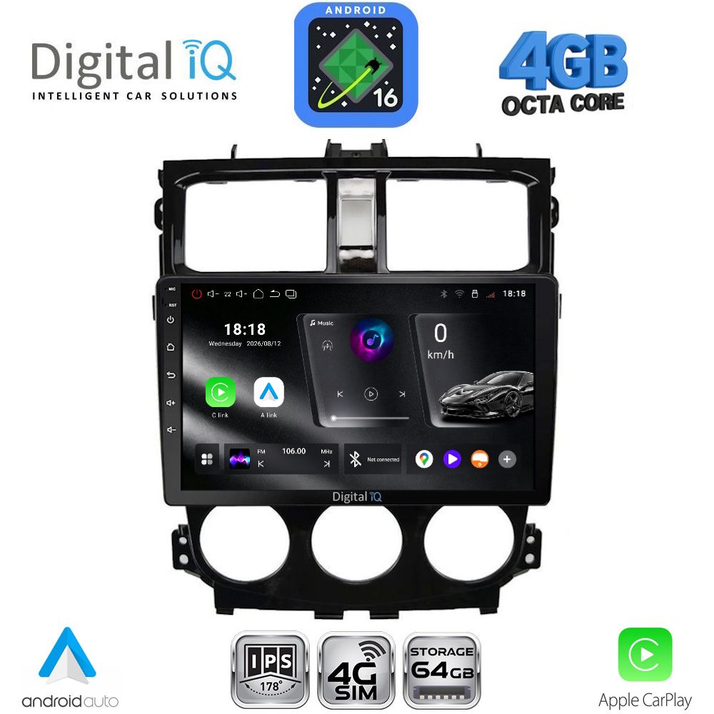 RTG6435_16 DIGITAL IQ RTG 6435_CPA (9inc) MULTIMEDIA TABLET for MITSUBISHI COLT mod. 2013-2023 - Image 1