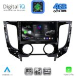 DIGITAL IQ RTG 6437AC_CPA (9inc) MULTIMEDIA TABLET for MITSUBISHI L200 mod. 2015-2019 with A/C