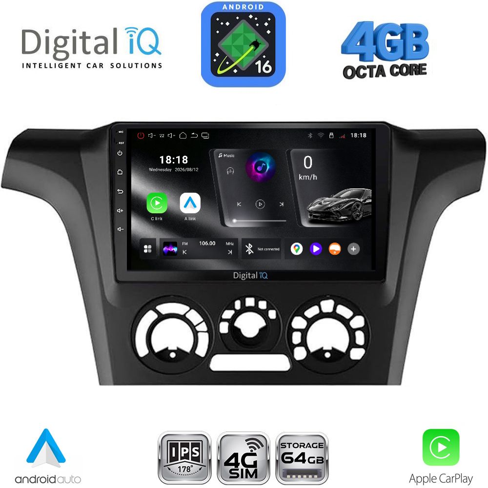 RTG6441AC_16 DIGITAL IQ RTG 6441AC_CPA (9inc) MULTIMEDIA TABLET for MITSUBISHI OUTLANDER mod. 2001-2005 with A/C - Image 1