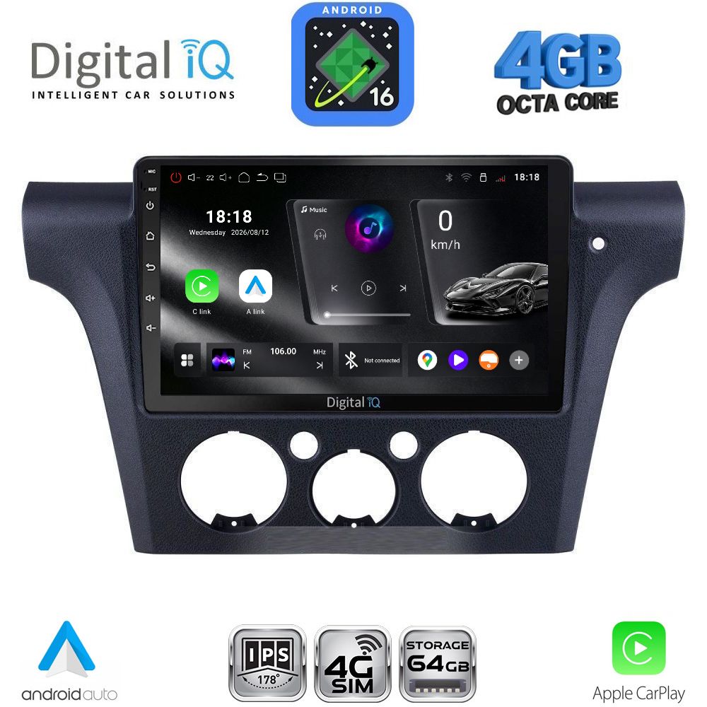 RTG6441CL_16 DIGITAL IQ RTG 6441CL_CPA (10inc) MULTIMEDIA TABLET for MITSUBISHI OUTLANDER mod. 2001-2005 with CLIMA - Image 1