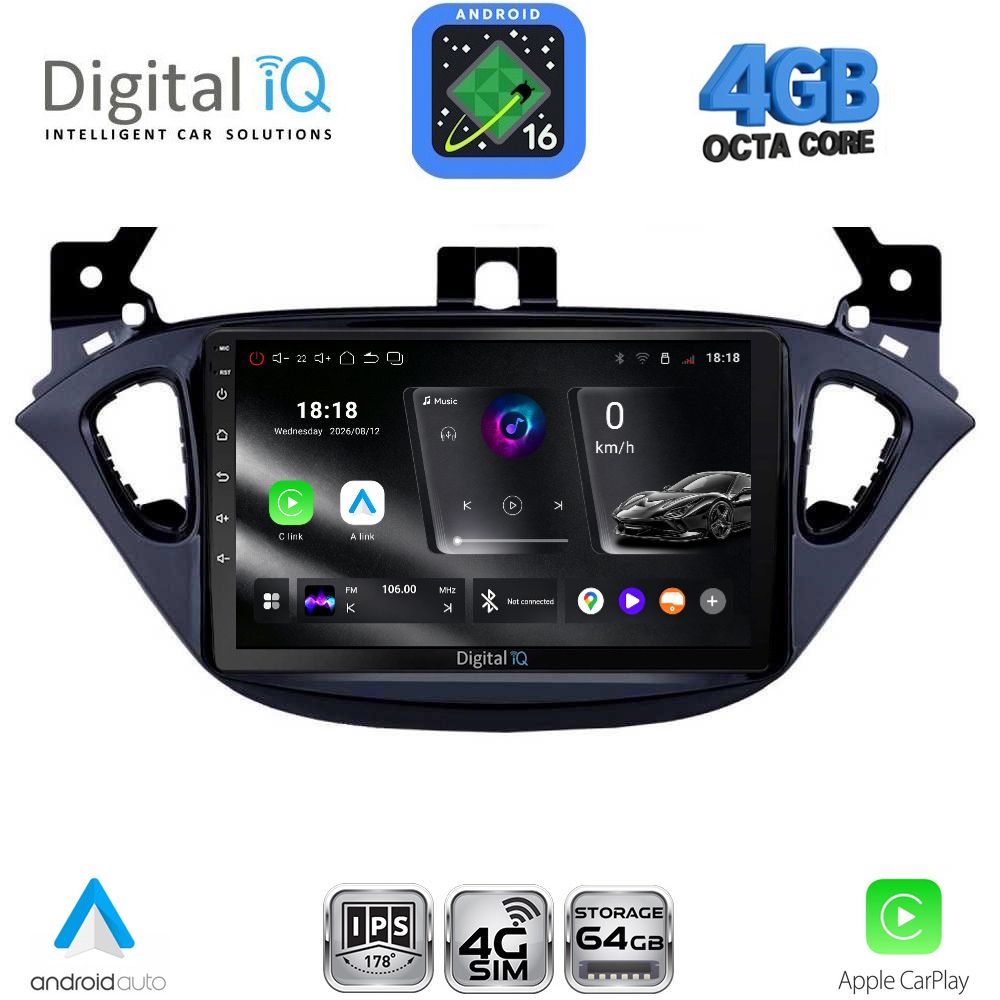 RTG6486_16 DIGITAL IQ RTG 6486_CPA (9inc) MULTIMEDIA TABLET for OPEL ADAM - CORSA E mod. 2014-2019 - Image 1