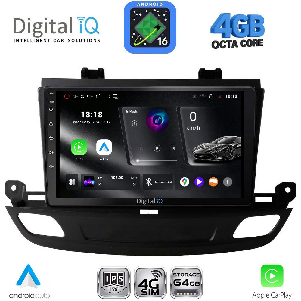 RTG6493_16 DIGITAL IQ RTG 6493_CPA (9inc) MULTIMEDIA TABLET for OPEL INSIGNIA mod. 2018-2024 - Image 1