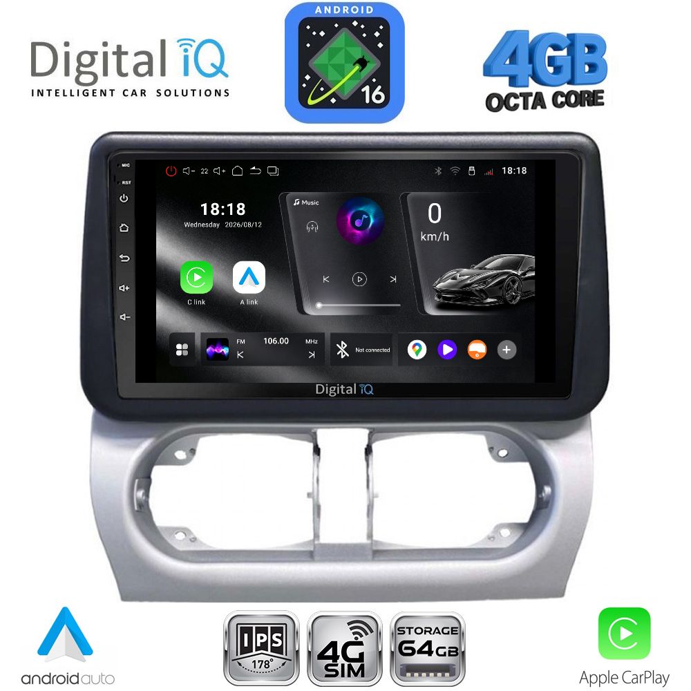 RTG6500_16 DIGITAL IQ RTG 6500_CPA (9inc) MULTIMEDIA TABLET for OPEL CORSA C mod 2000-2006 - TIGRA mod. 2004-2009 - Image 1