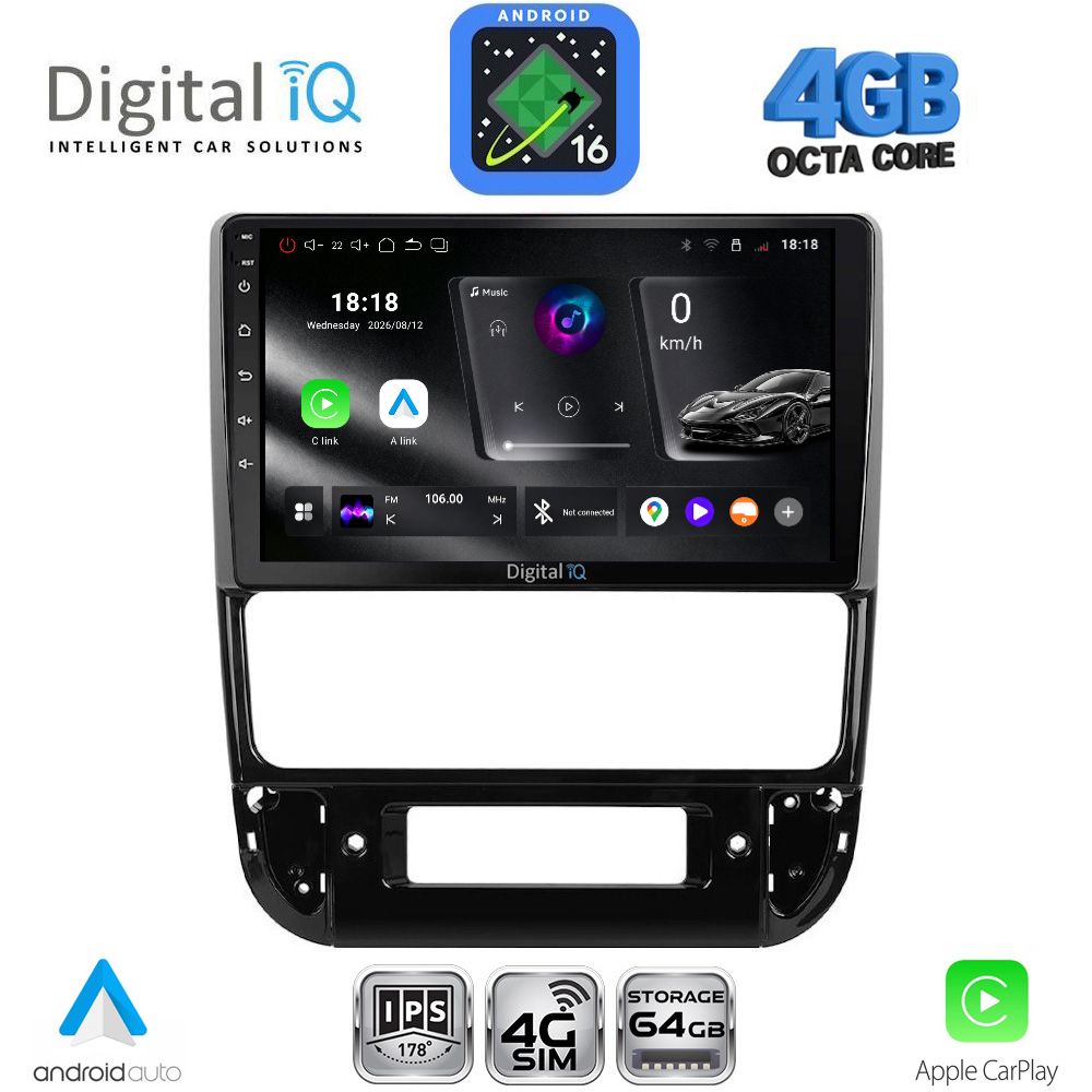 RTG6516_16 DIGITAL IQ RTG 6516_CPA (9inc) MULTIMEDIA TABLET for PEUGEOT 406 mod. 1998-2004 - Image 1