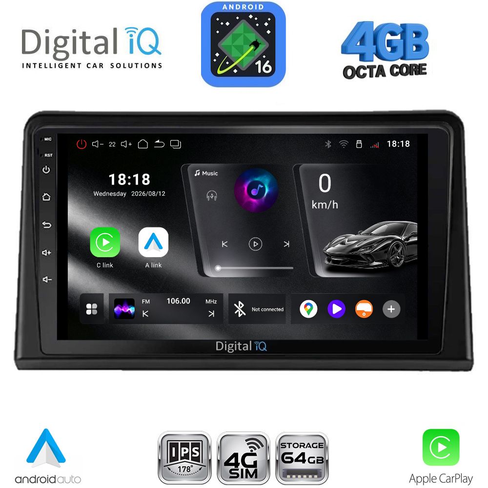 RTG6548_16 DIGITAL IQ RTG 6548_CPA (9inc) MULTIMEDIA TABLET for RENAULT EXPRESS mod. 2020-2026 - Image 1