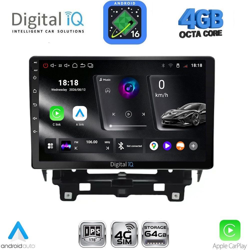 RTG6560_16 DIGITAL IQ RTG 6560_CPA (10inc) MULTIMEDIA TABLET for RENAULT TRAFIC – NISSAN PRIMASTAR mod. 2021+ - Image 1