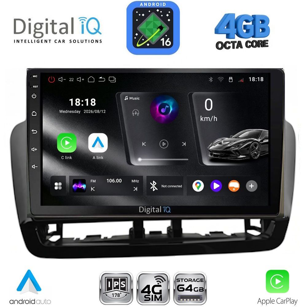 RTG6572BL_16 DIGITAL IQ RTG 6572BL_CPA (9inc) MULTIMEDIA TABLET for SEAT IBIZA mod. 2012-2015 - Image 1