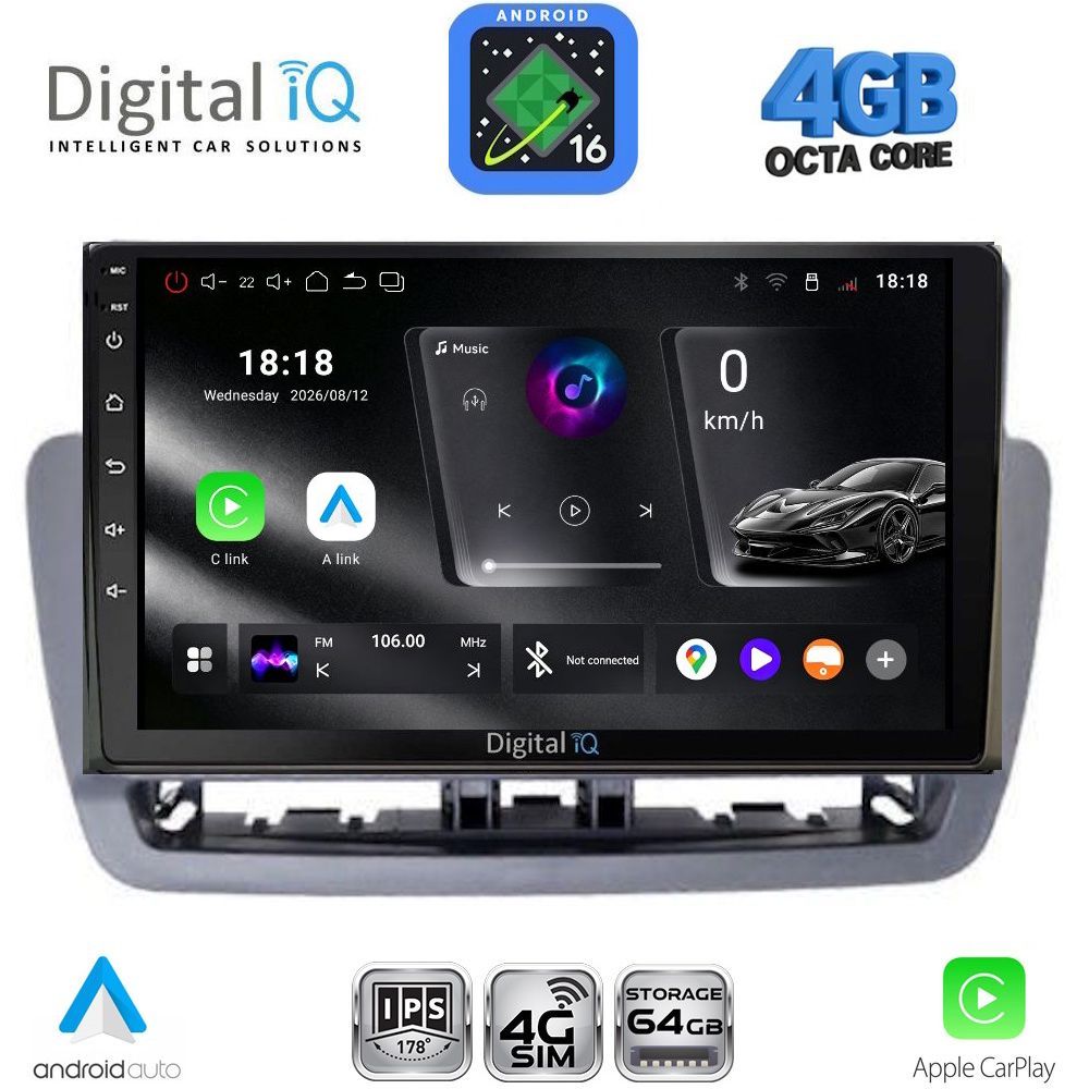 RTG6572GR_16-1 DIGITAL IQ RTG 6572GR_CPA (9inc) MULTIMEDIA TABLET for SEAT IBIZA mod. 2012-2015 - Image 1