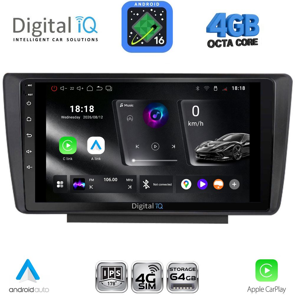 RTG6594_16 DIGITAL IQ RTG 6594_CPA (9inc) MULTIMEDIA TABLET for SKODA OCTAVIA 5 mod. 2005-2012 - Image 1