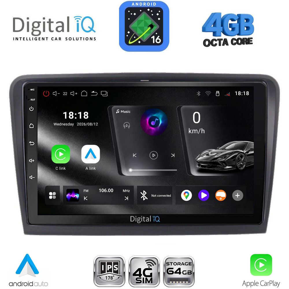 RTG6604_16 DIGITAL IQ RTG 6604B_CPA (10inc) MULTIMEDIA TABLET for SKODA SUPERB mod. 2008-2015 - Image 1