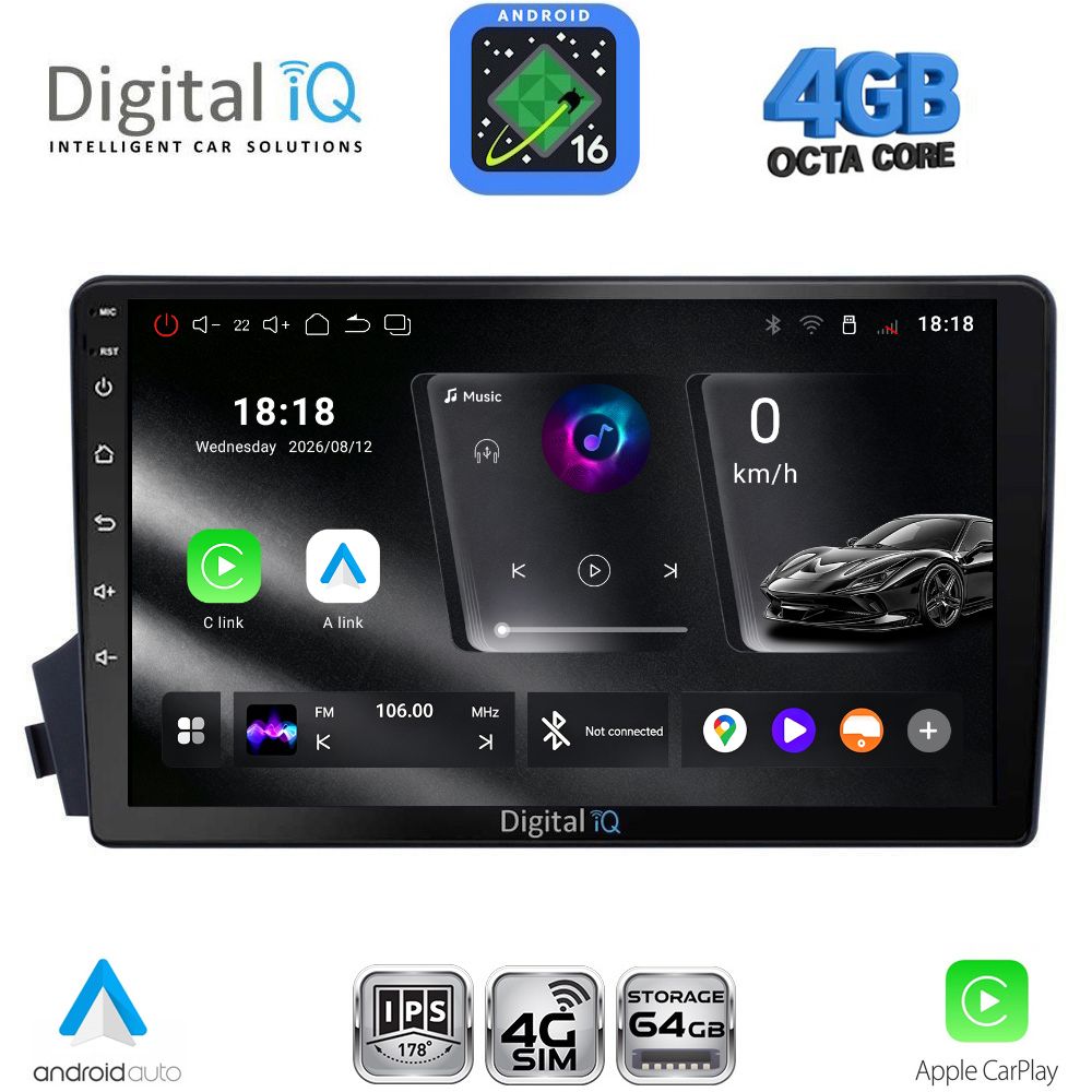 RTG6650_16 DIGITAL IQ RTG 6650_CPA (9inc) MULTIMEDIA TABLET for SSANGYONG ACTYON - KYRON mod. 2006-2015 - Image 1