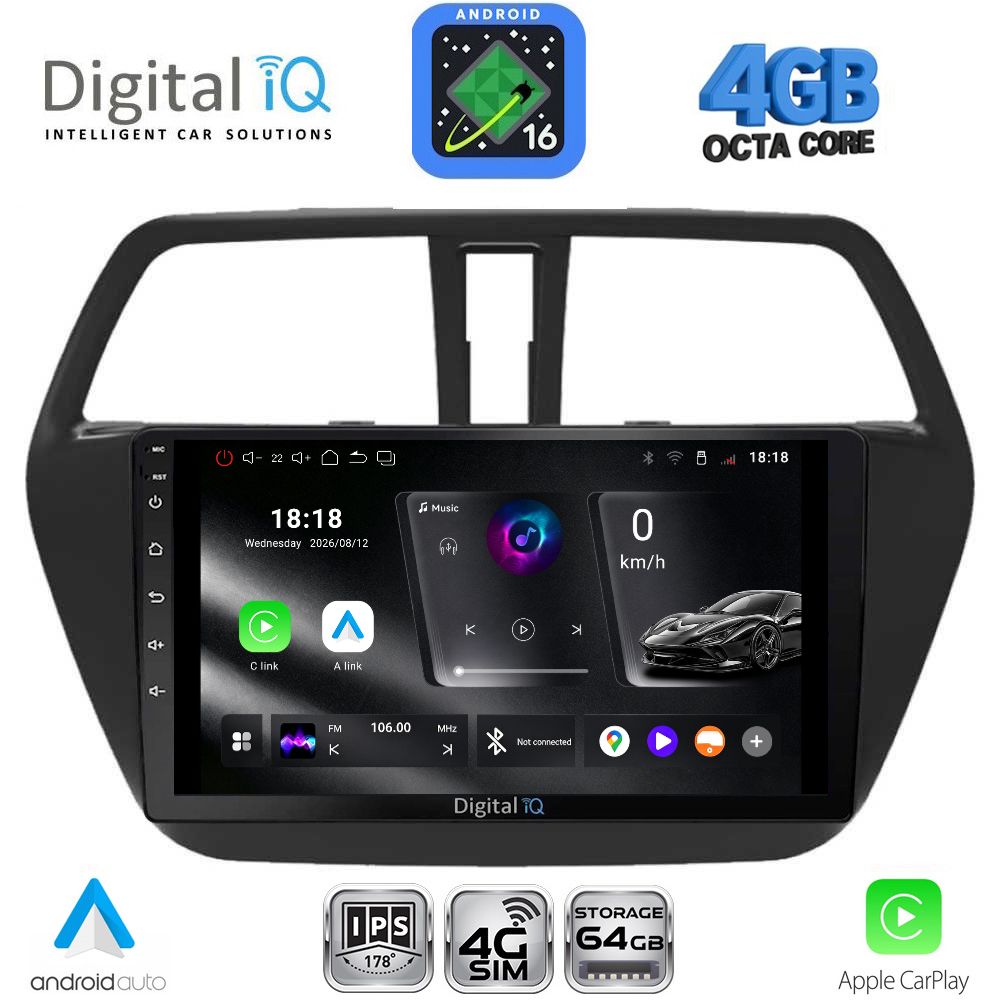 RTG6689_16 DIGITAL IQ RTG 6689_CPA (9inc) MULTIMEDIA TABLET for SUZUKI SX4 S-CROSS mod. 2014-2021 - Image 1