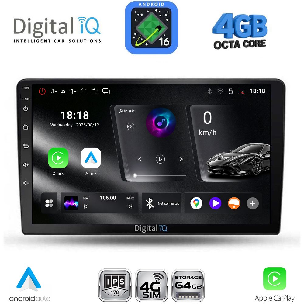 RTG6711A_16 DIGITAL IQ RTG 6711A_CPA (9inc) MULTIMEDIA TABLET for TOYOTA COROLLA VERSO mod. 2000-2004 - Image 1