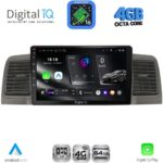 DIGITAL IQ RTG 6712GR_CPA (9inc) MULTIMEDIA TABLET for TOYOTA COROLLA mod. 2001-2006 (GREY)